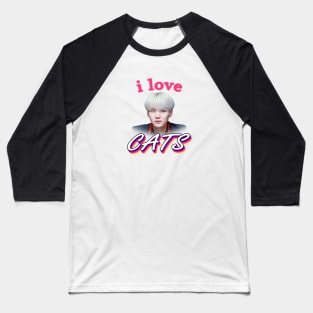 yoongi cat agenda ver. 2 Baseball T-Shirt